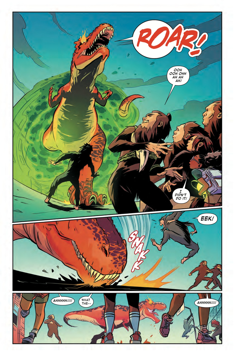 Illustration for article titled Exclusive Marvel preview: The playground gets prehistoric in Moon Girl & Devil Dinosaur